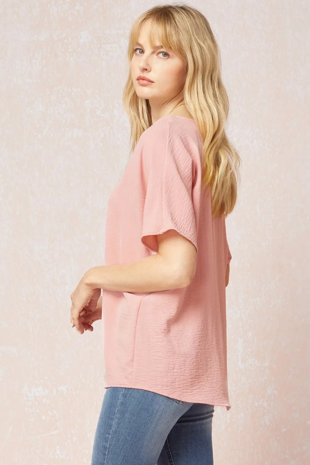 Entro V Neck Basic Top