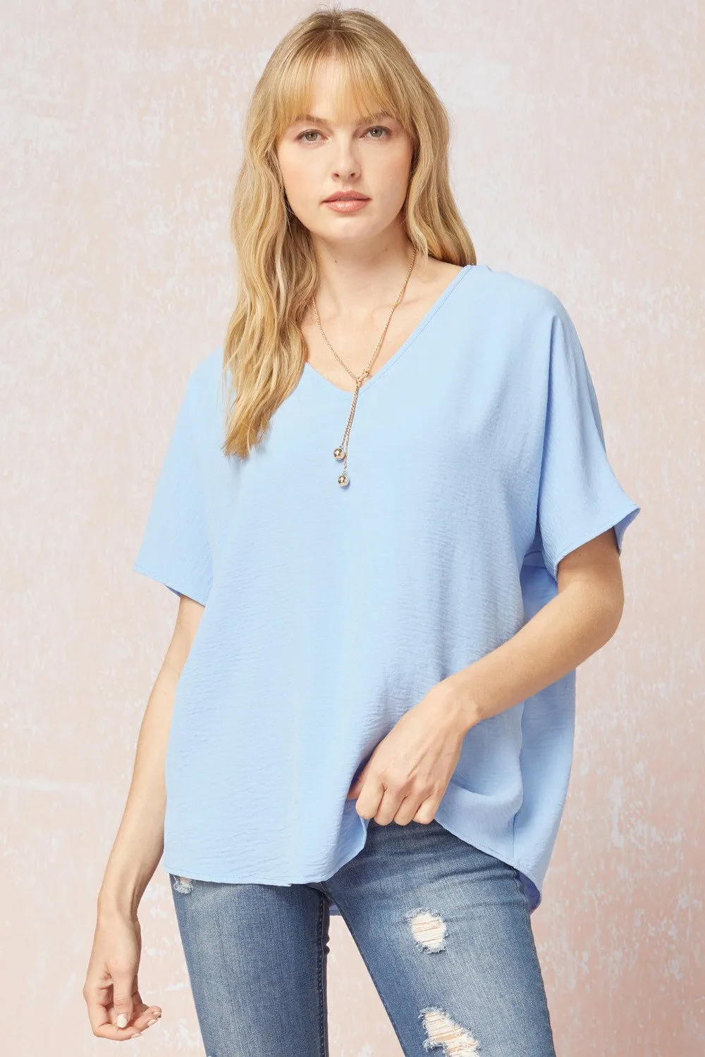 Entro V Neck Basic Top