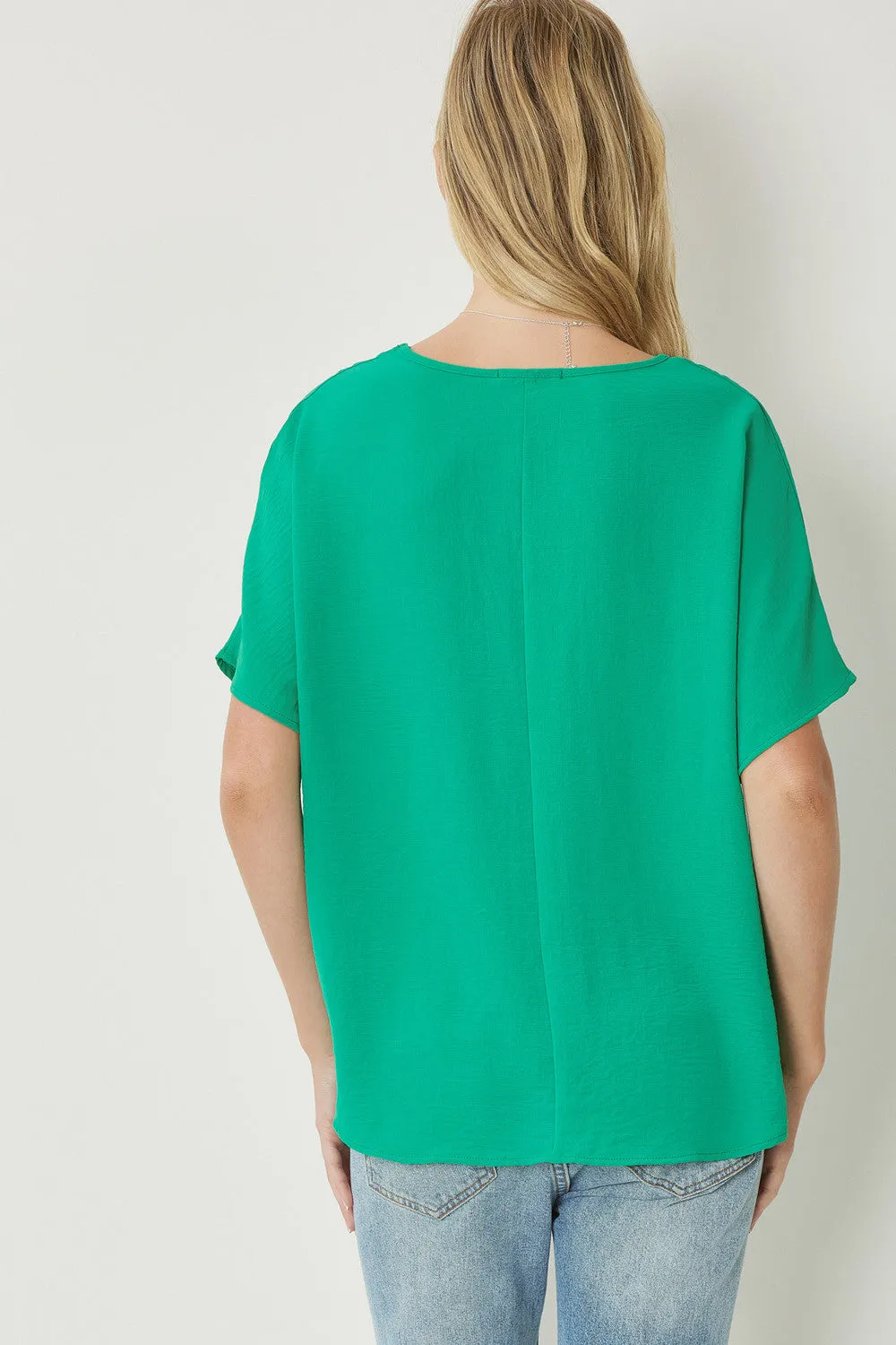 Entro V Neck Basic Top