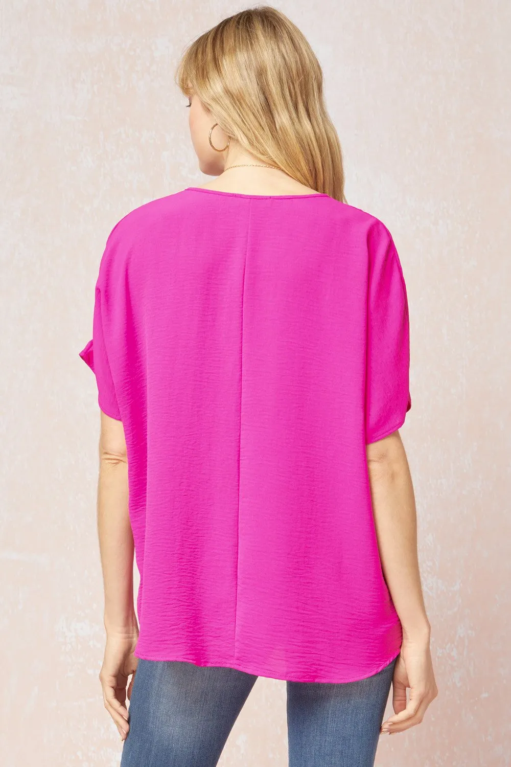 Entro V Neck Basic Top