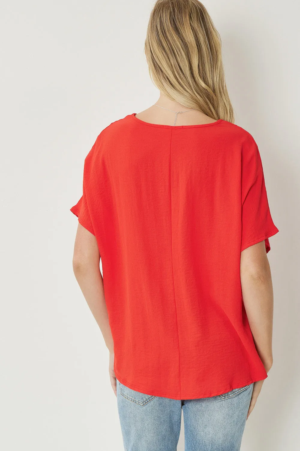 Entro V Neck Basic Top