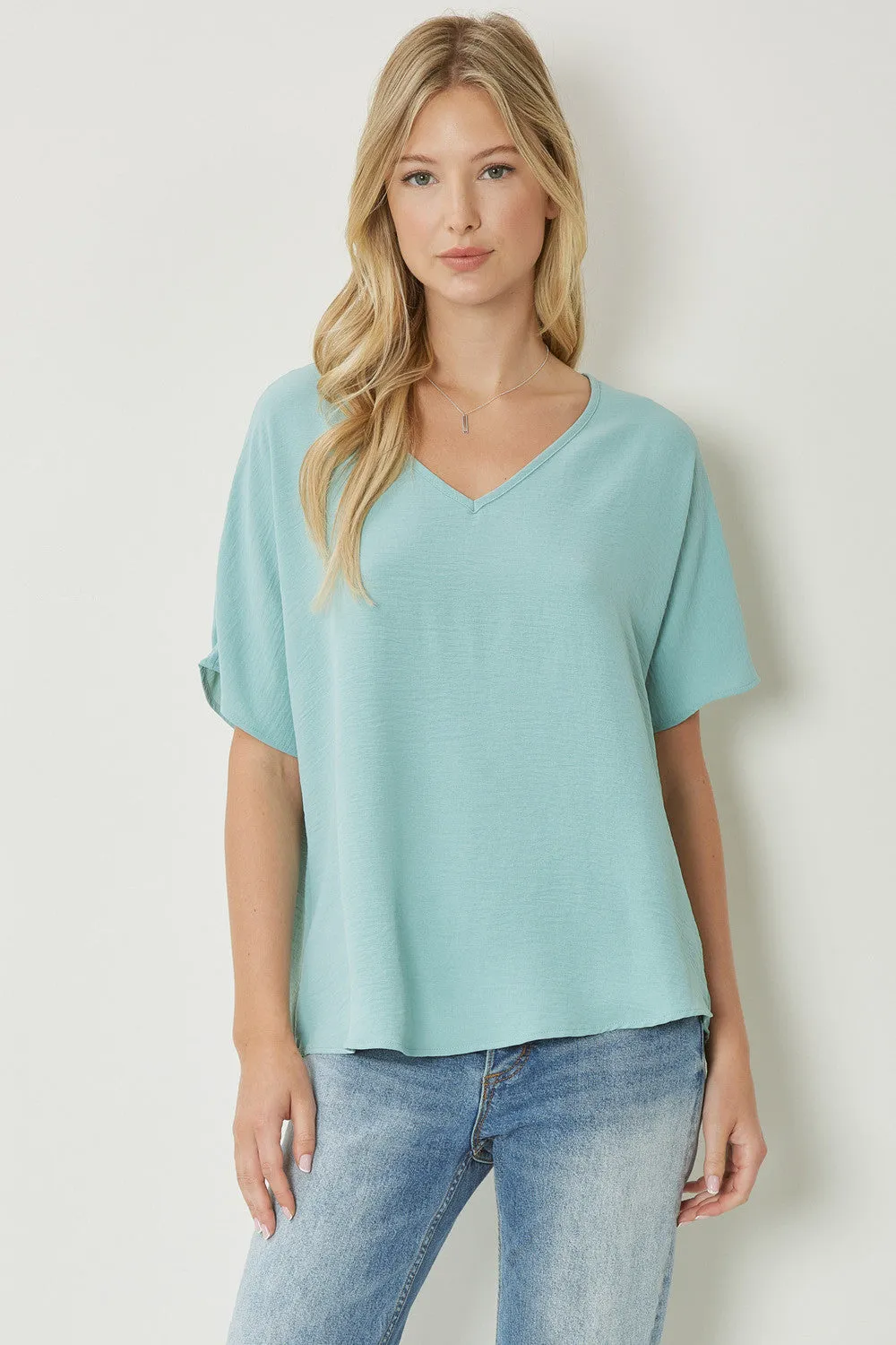 Entro V Neck Basic Top