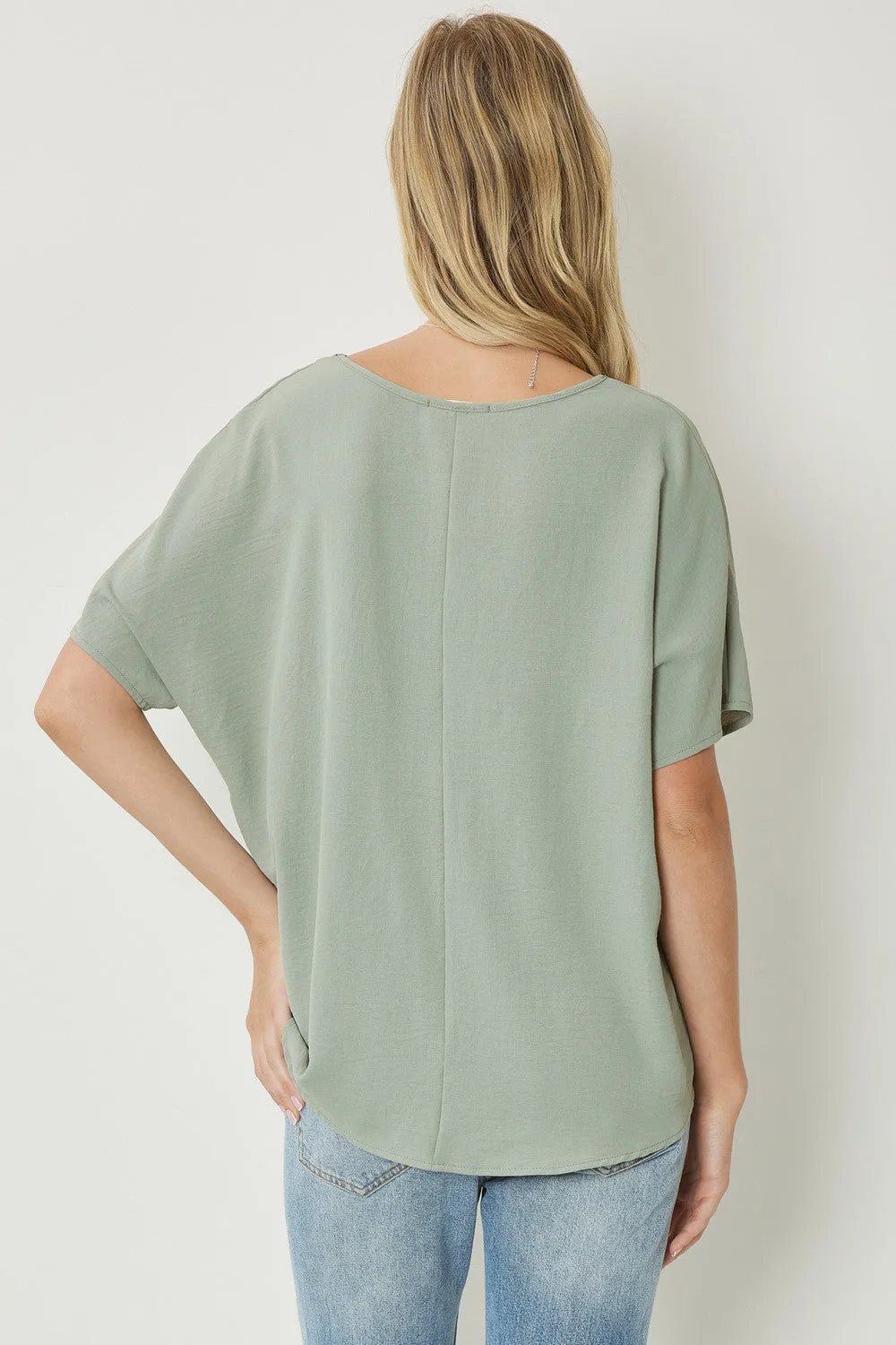 Entro V Neck Basic Top