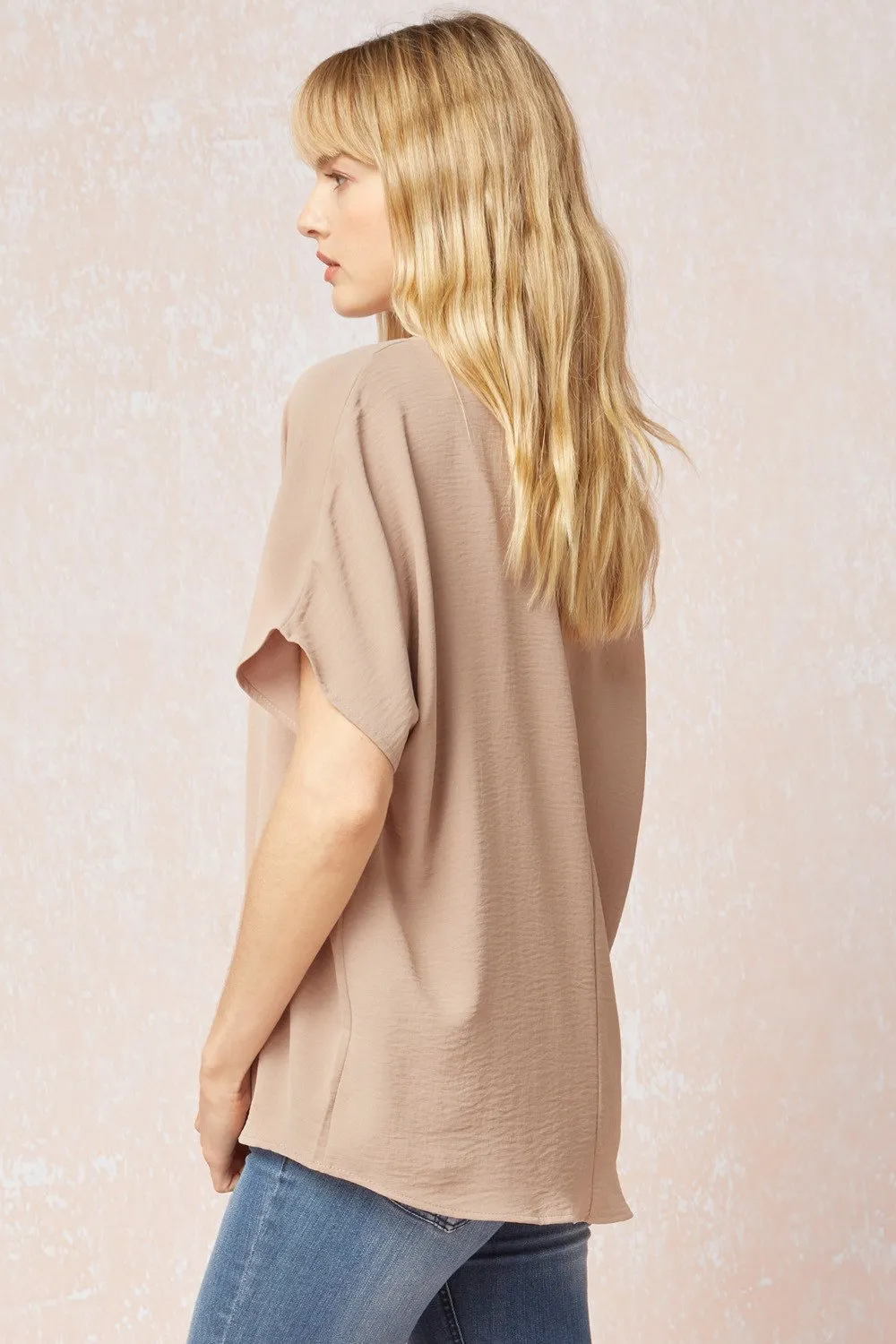 Entro V Neck Basic Top