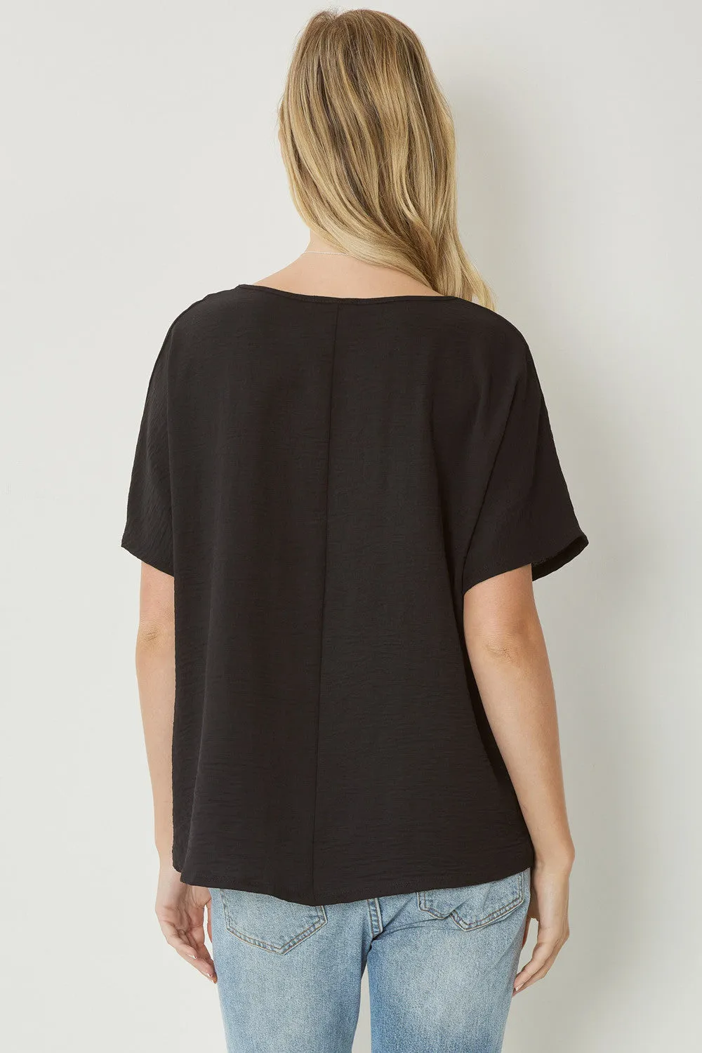 Entro V Neck Basic Top