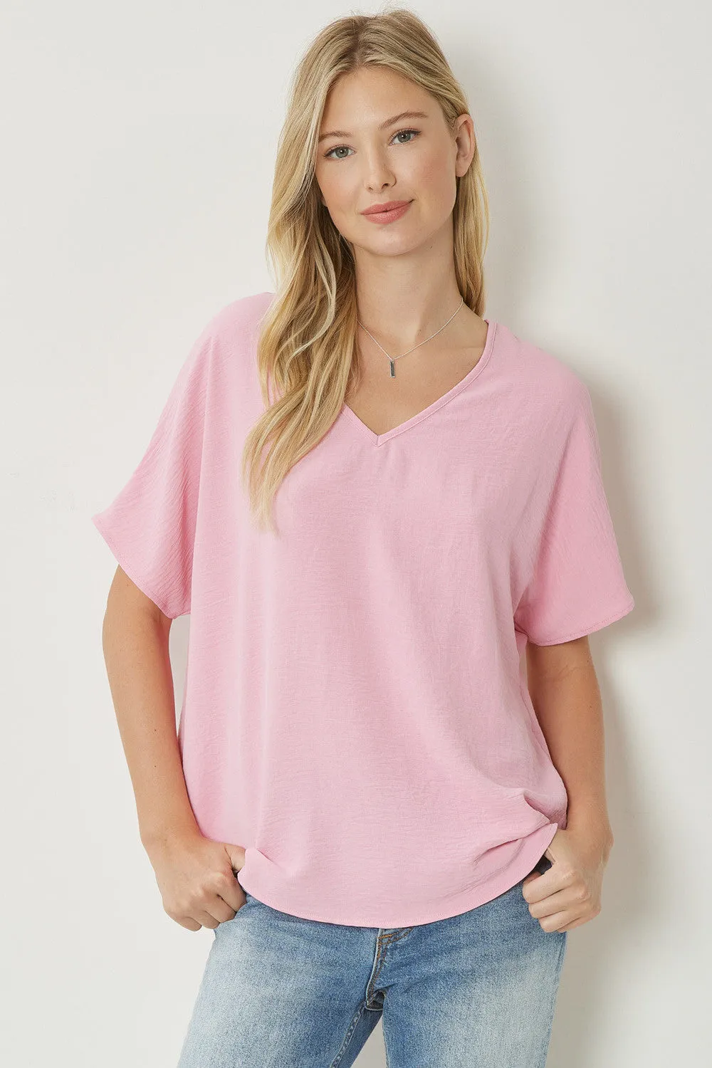 Entro V Neck Basic Top