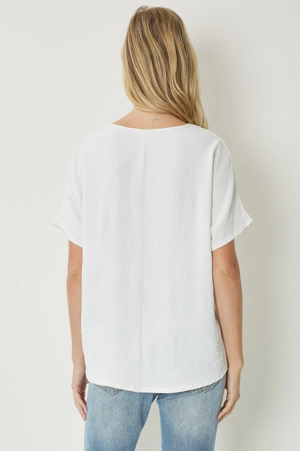 Entro V Neck Basic Top