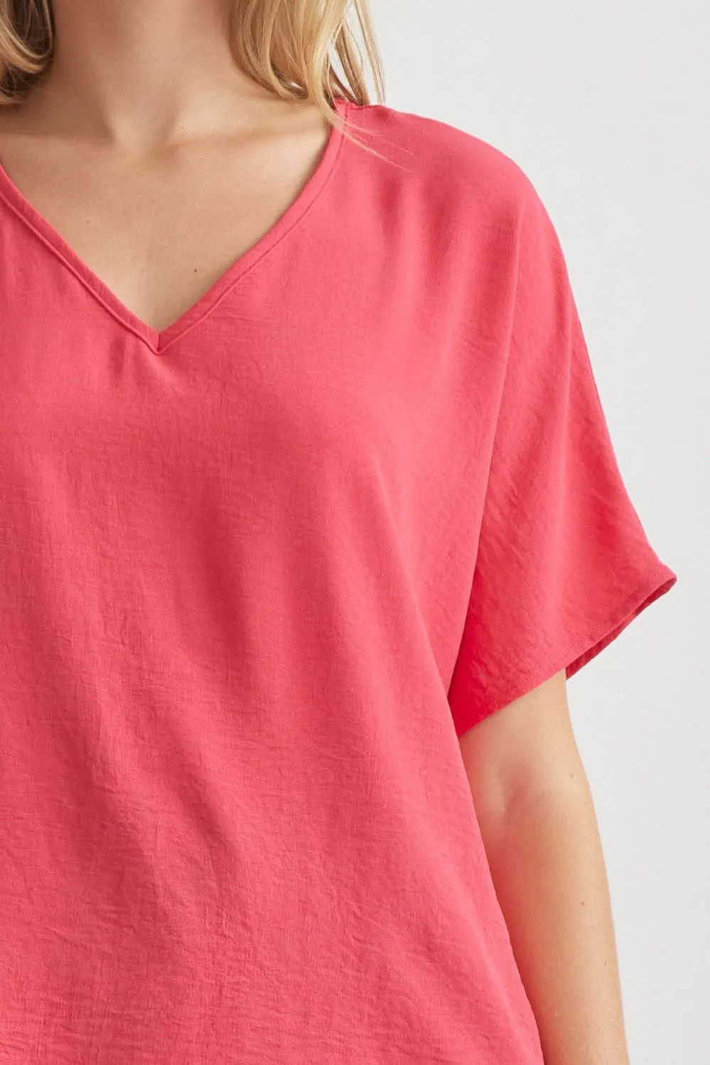 Entro V Neck Basic Top