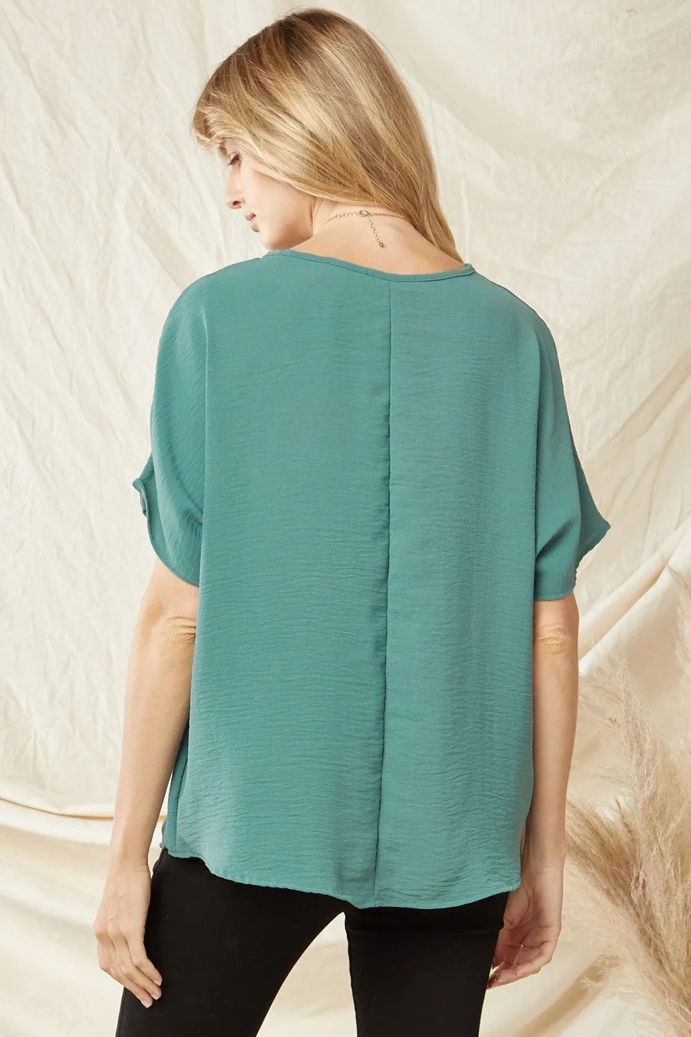 Entro V Neck Basic Top