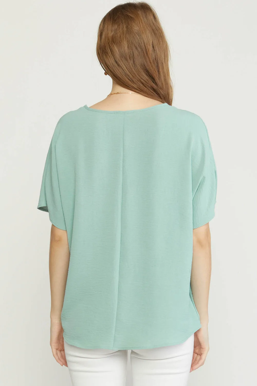 Entro V Neck Basic Top