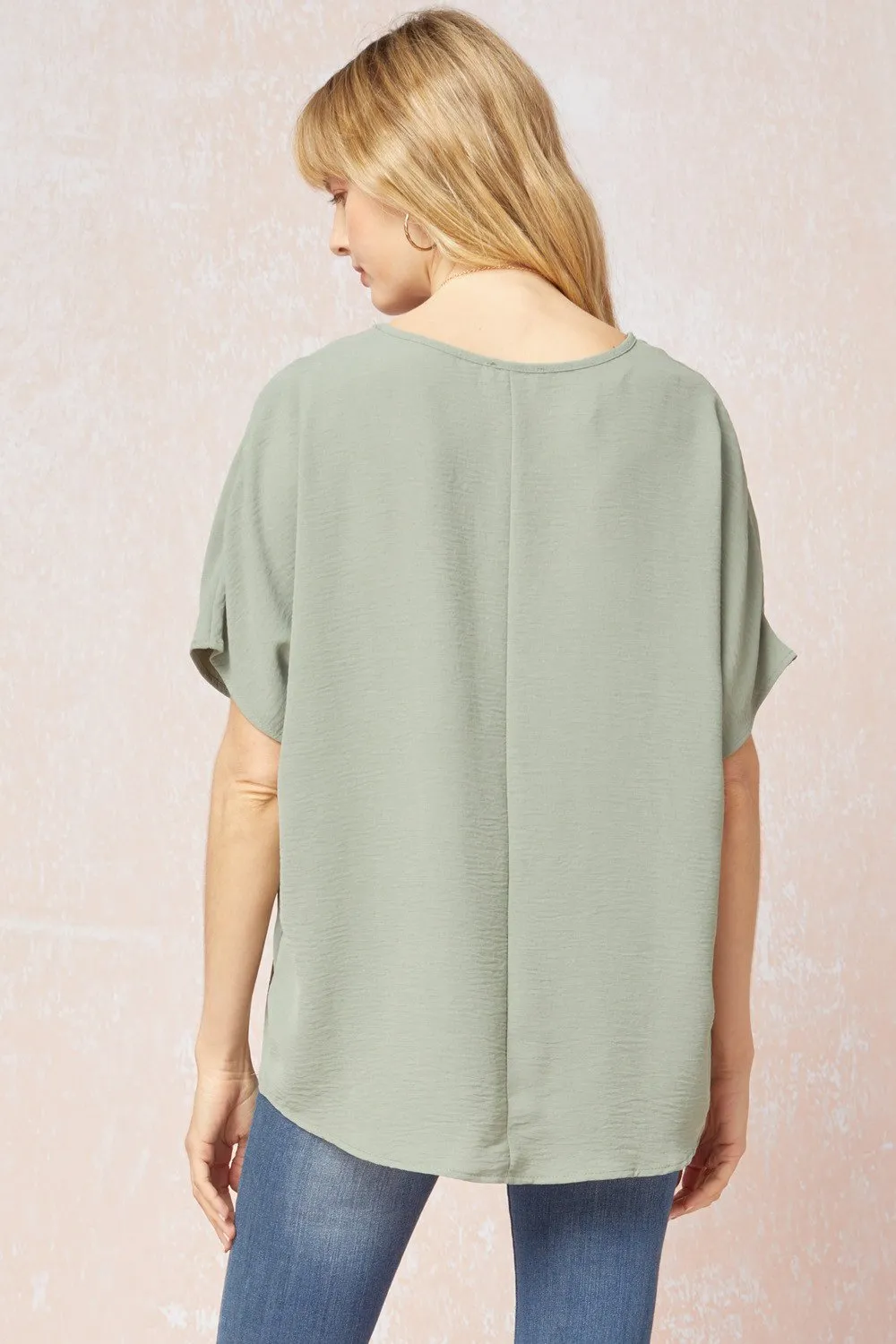 Entro V Neck Basic Top
