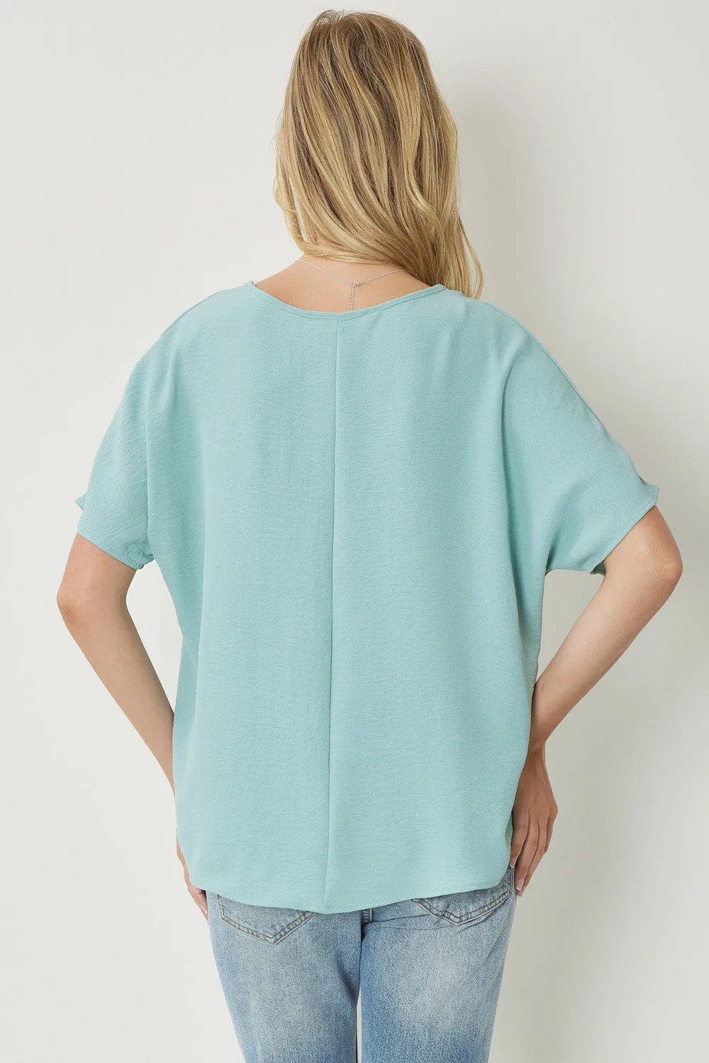 Entro V Neck Basic Top