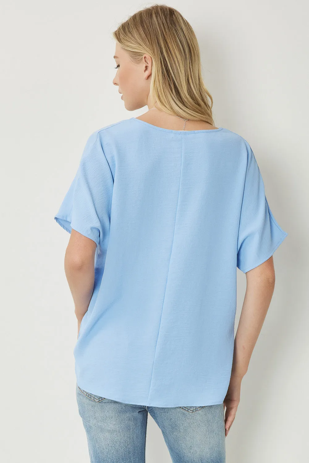Entro V Neck Basic Top