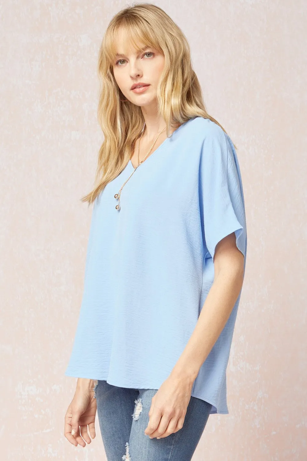 Entro V Neck Basic Top