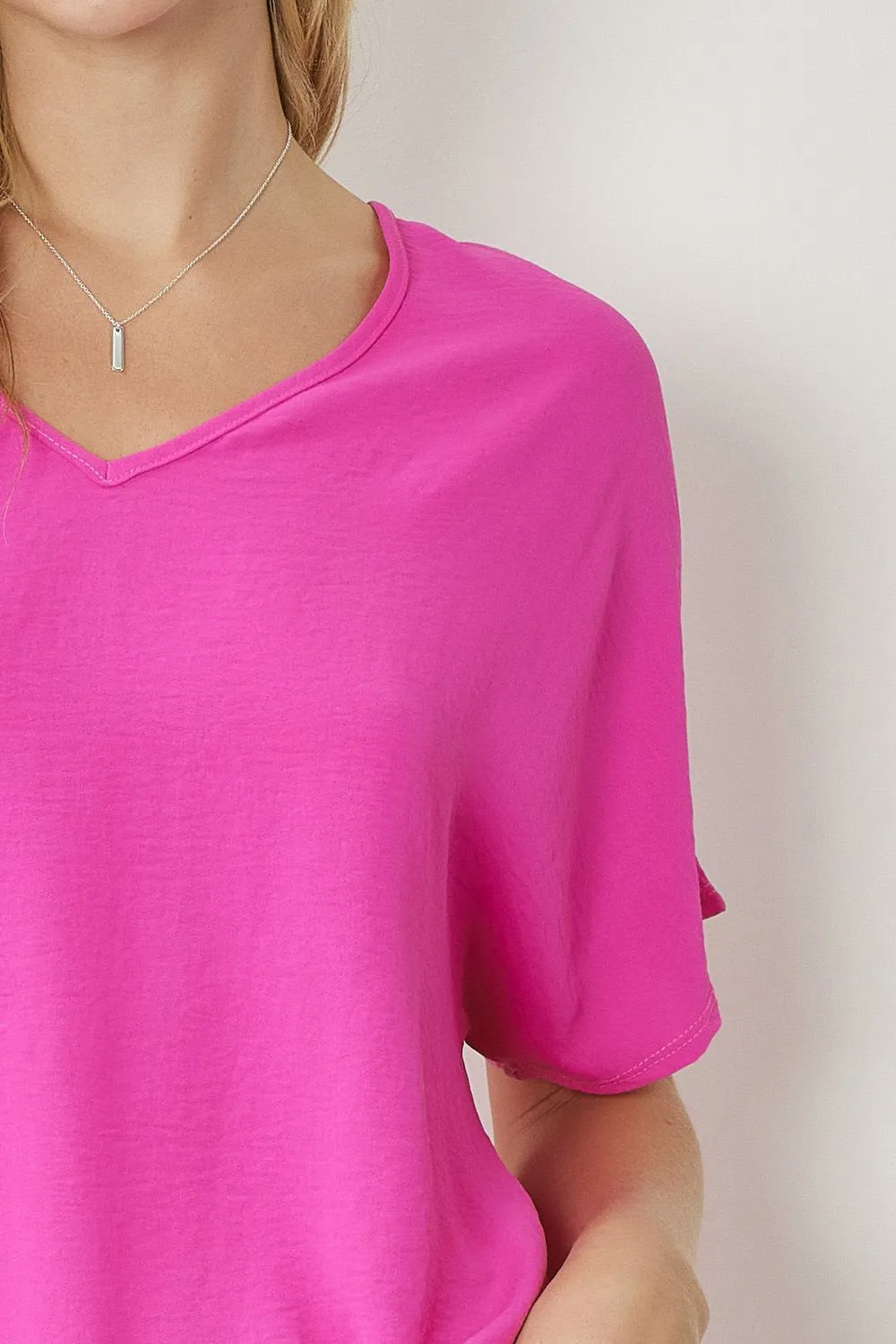 Entro V Neck Basic Top