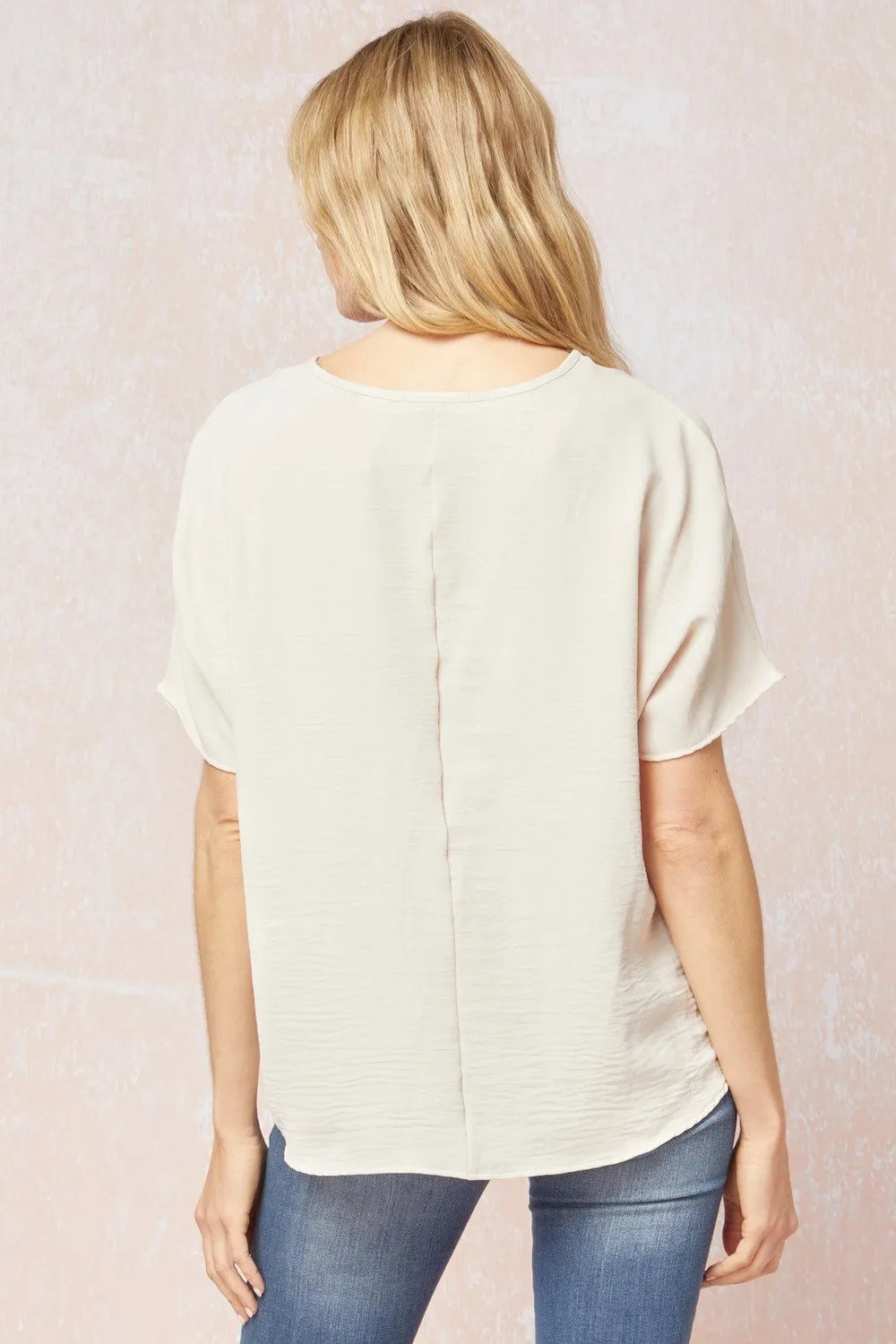Entro V Neck Basic Top