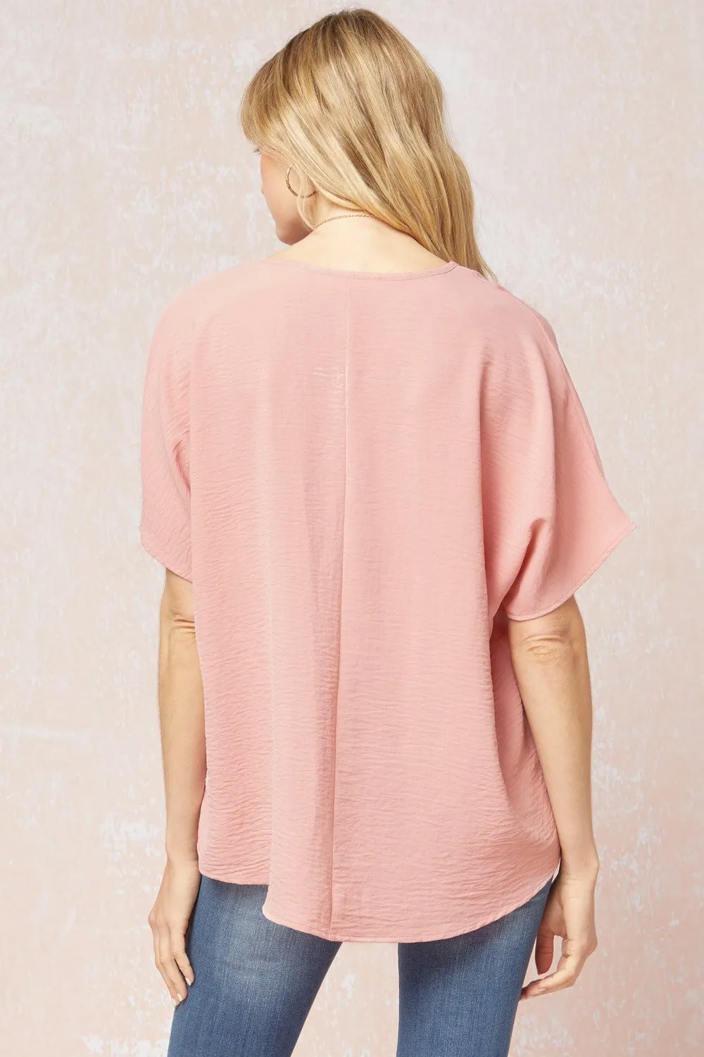 Entro V Neck Basic Top