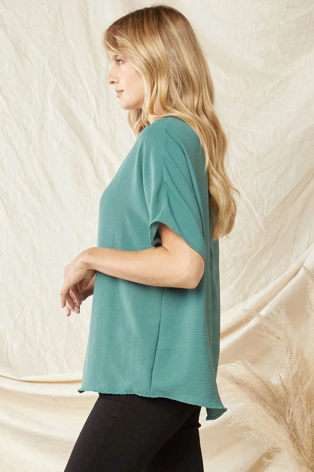 Entro V Neck Basic Top