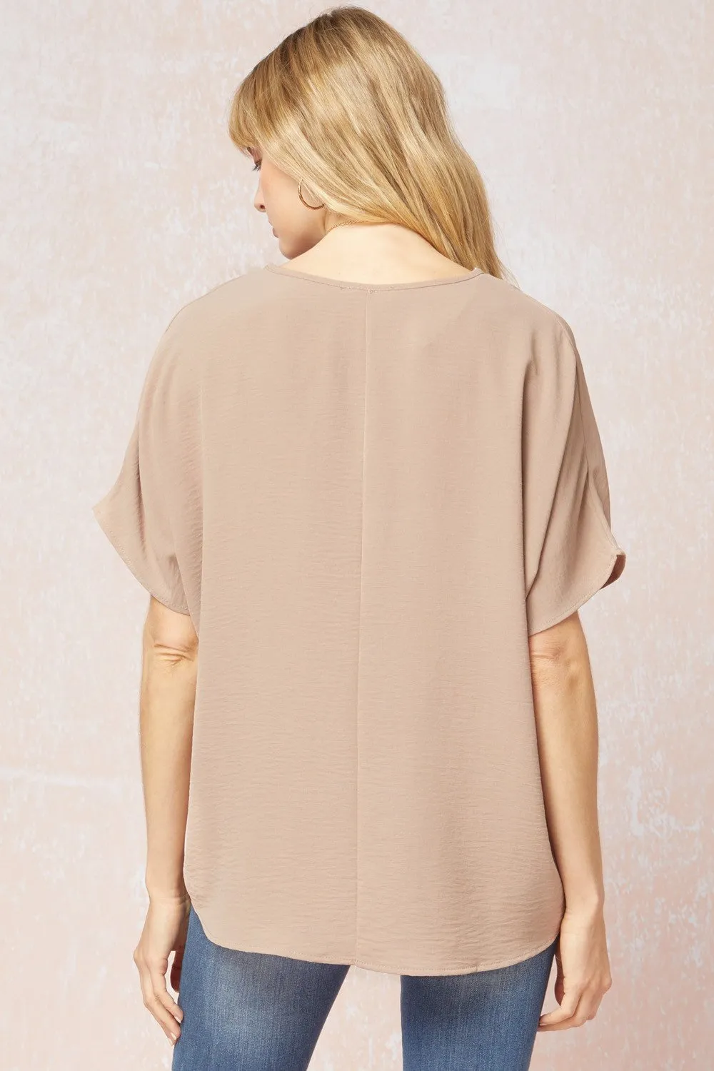 Entro V Neck Basic Top