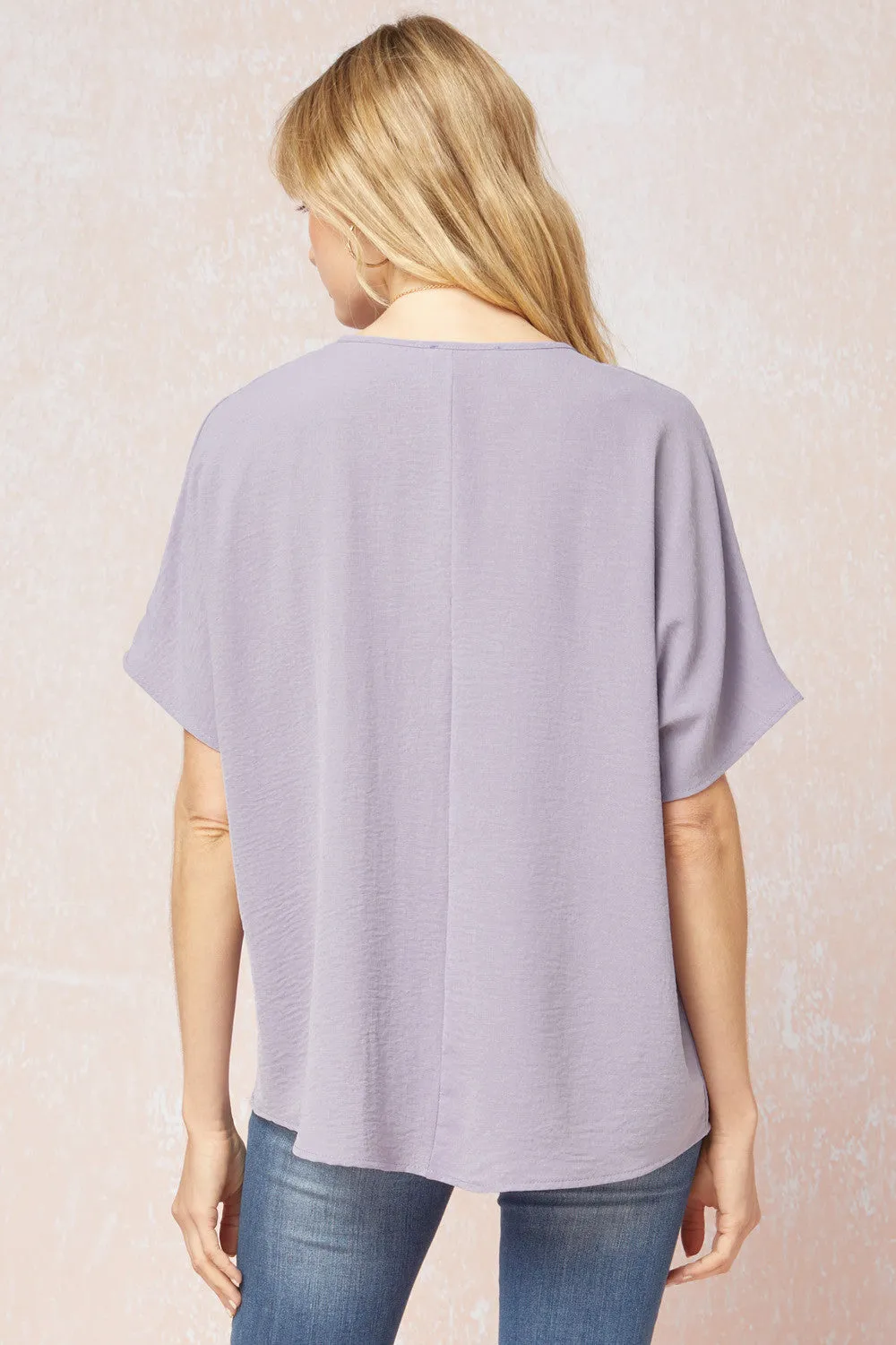 Entro V Neck Basic Top