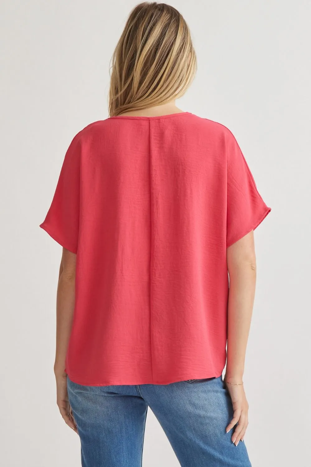 Entro V Neck Basic Top