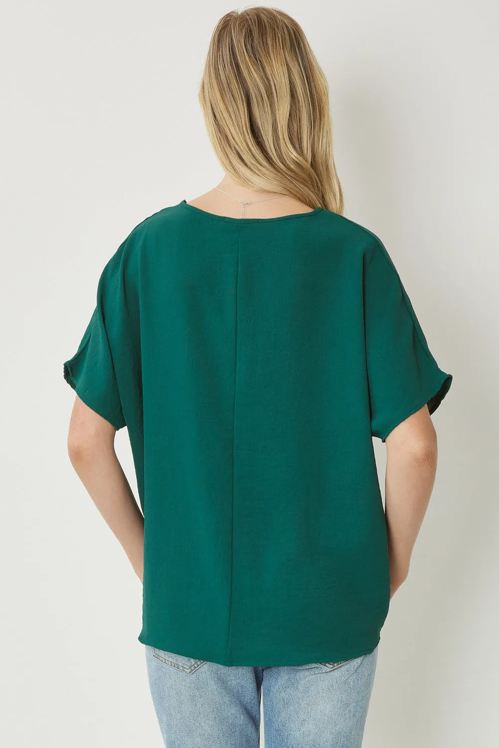 Entro V Neck Basic Top