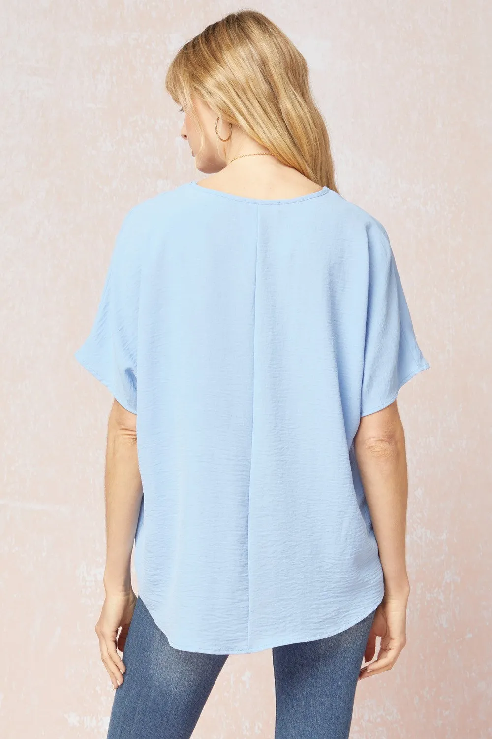 Entro V Neck Basic Top