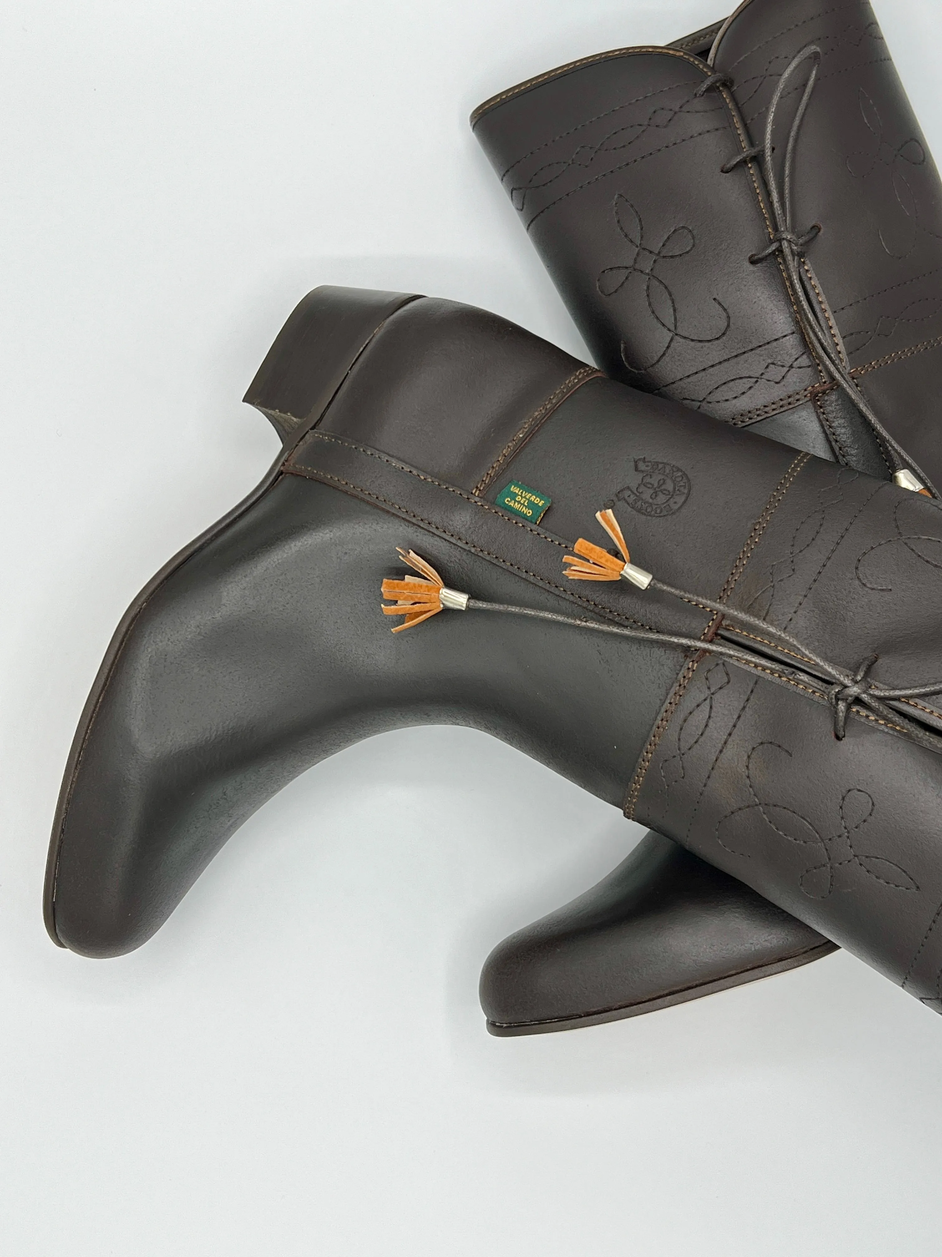 Equestrian Midcalf Leather Boot