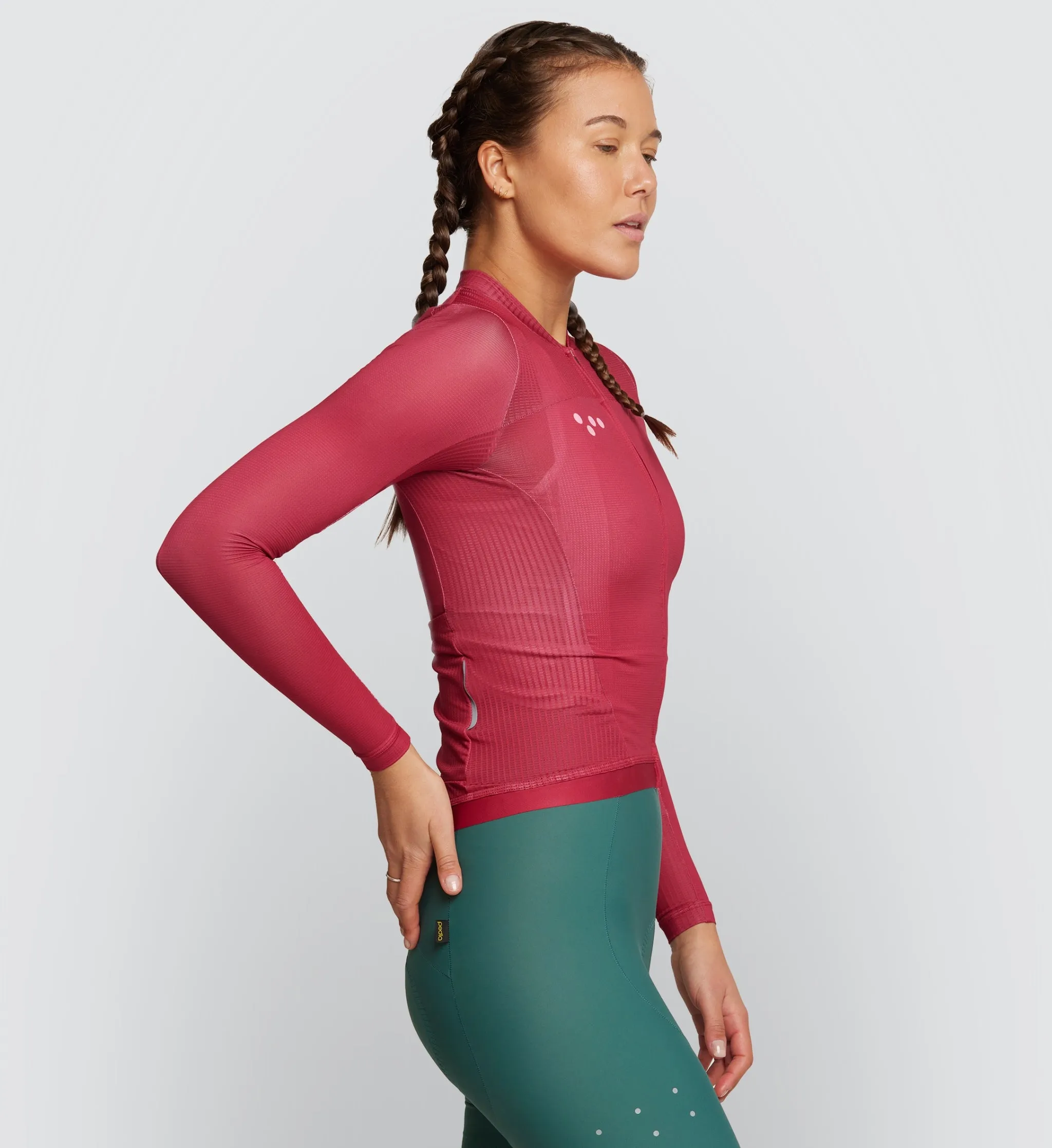 Essentials / Women's Air LS Jersey - Raspberry