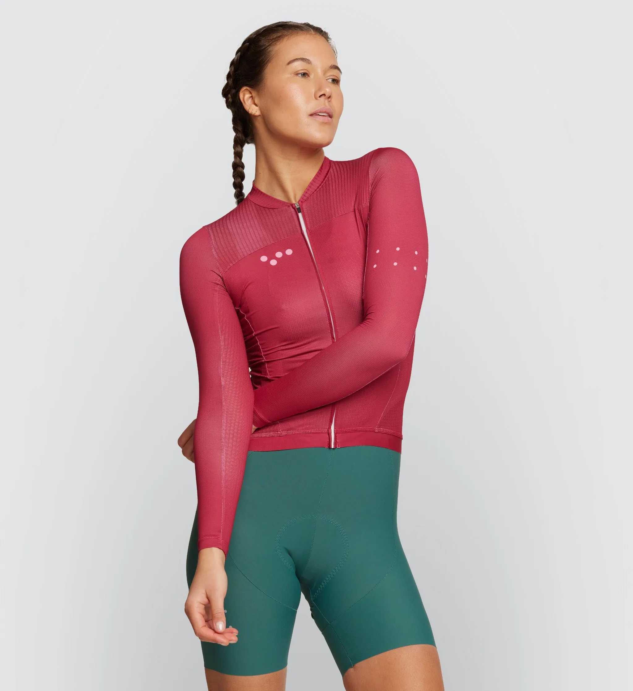 Essentials / Women's Air LS Jersey - Raspberry