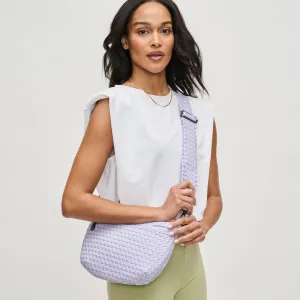Ethereal Woven Neoprene Bag Lilac