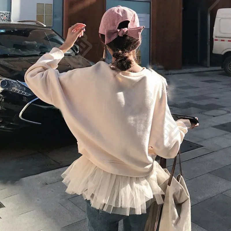 Europe's Newest Fashion Trend TuTu Sweatshirt For Women