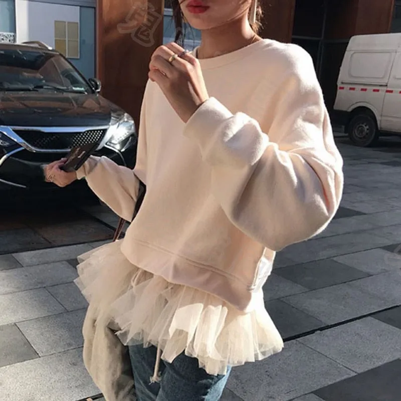 Europe's Newest Fashion Trend TuTu Sweatshirt For Women