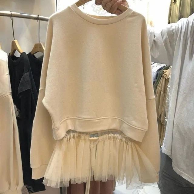Europe's Newest Fashion Trend TuTu Sweatshirt For Women