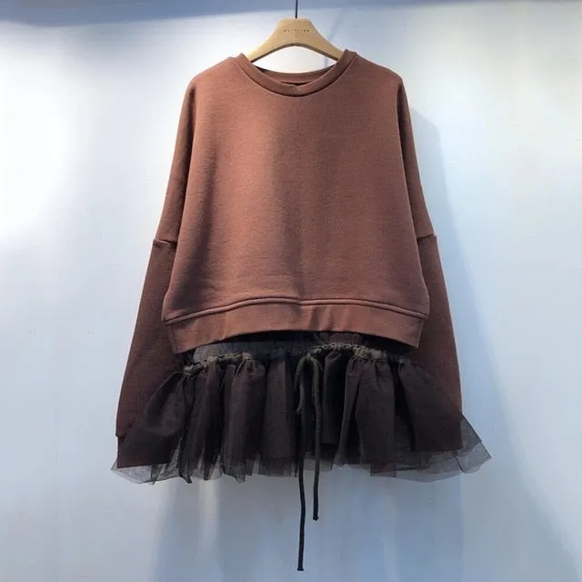 Europe's Newest Fashion Trend TuTu Sweatshirt For Women