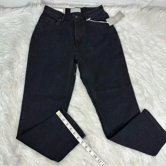 Everlane Women’s NWT Black The Curvy Cheeky Minimalist Jean W28 Crop/L26.5