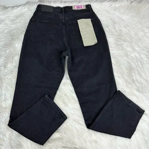Everlane Women’s NWT Black The Curvy Cheeky Minimalist Jean W28 Crop/L26.5