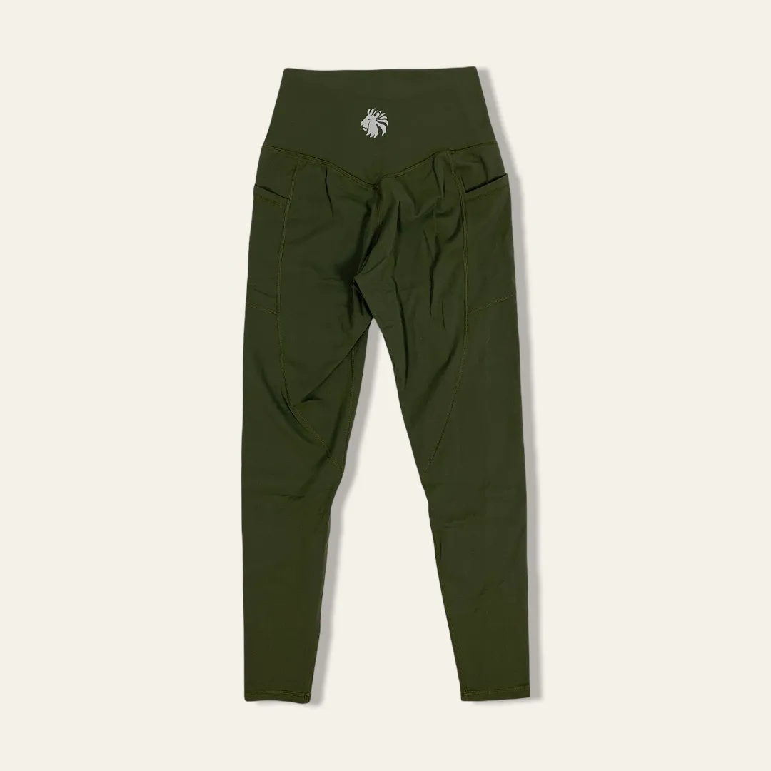 Evolve Leggings - Dark Matcha