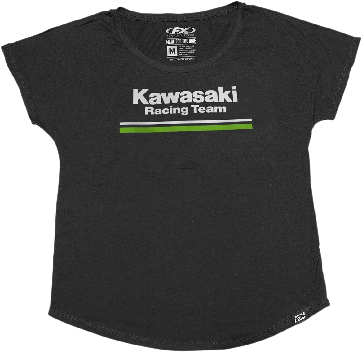 FACTORY EFFEX-APPAREL Women's Kawasaki Stripe Shirt - Black