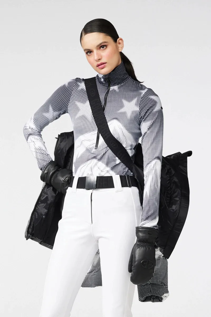 Famke Graphic Print Ski Pully