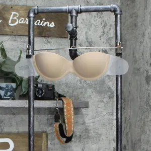 Fashion Forms Women's Adhesive Strapless Backless Bra Beige C