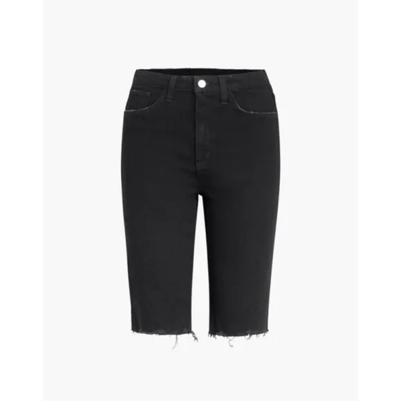 Favorite Daughter Eva‎ Long Slim Denim Shorts