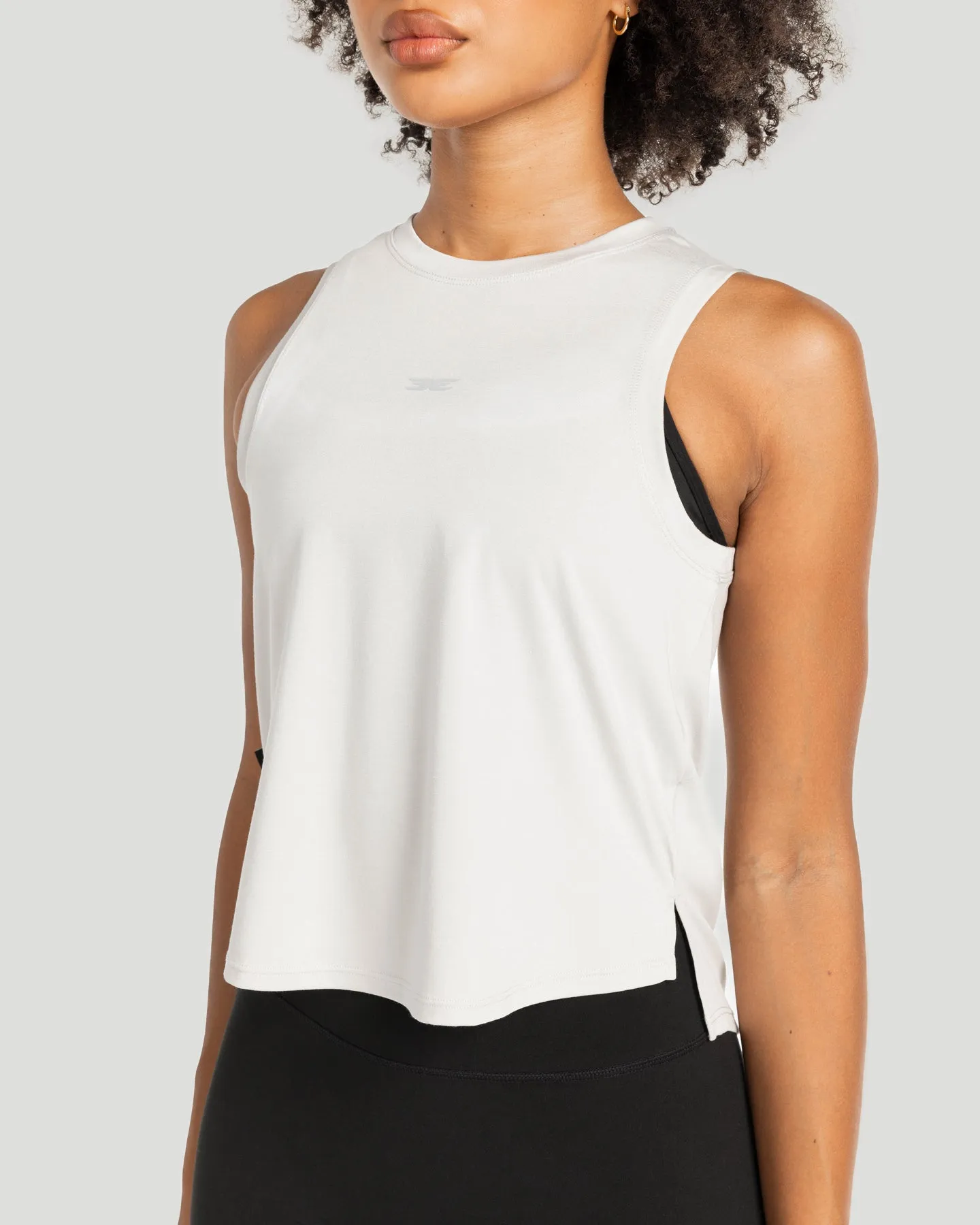 Feather Tank - Light Grey