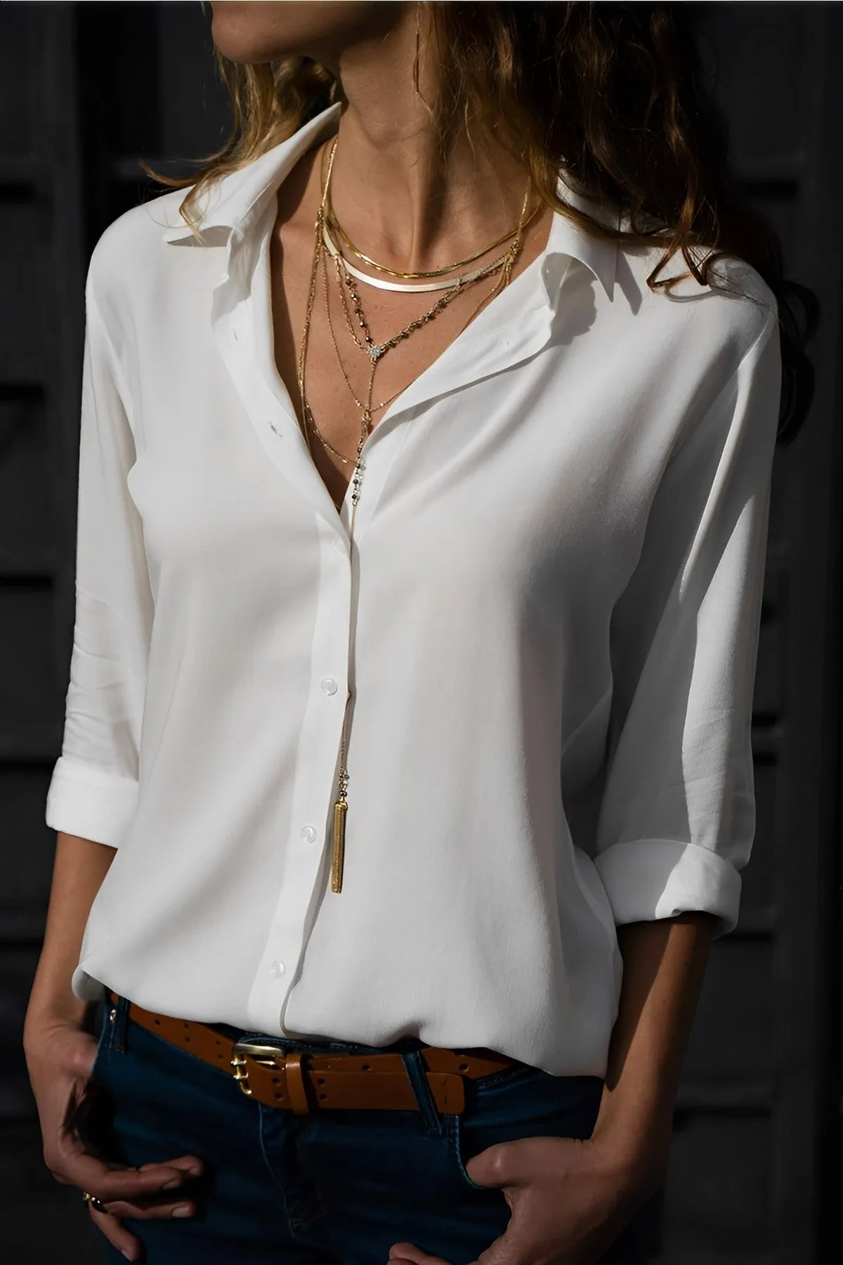 Fernanda® | Casual Blouse With Long Sleeves