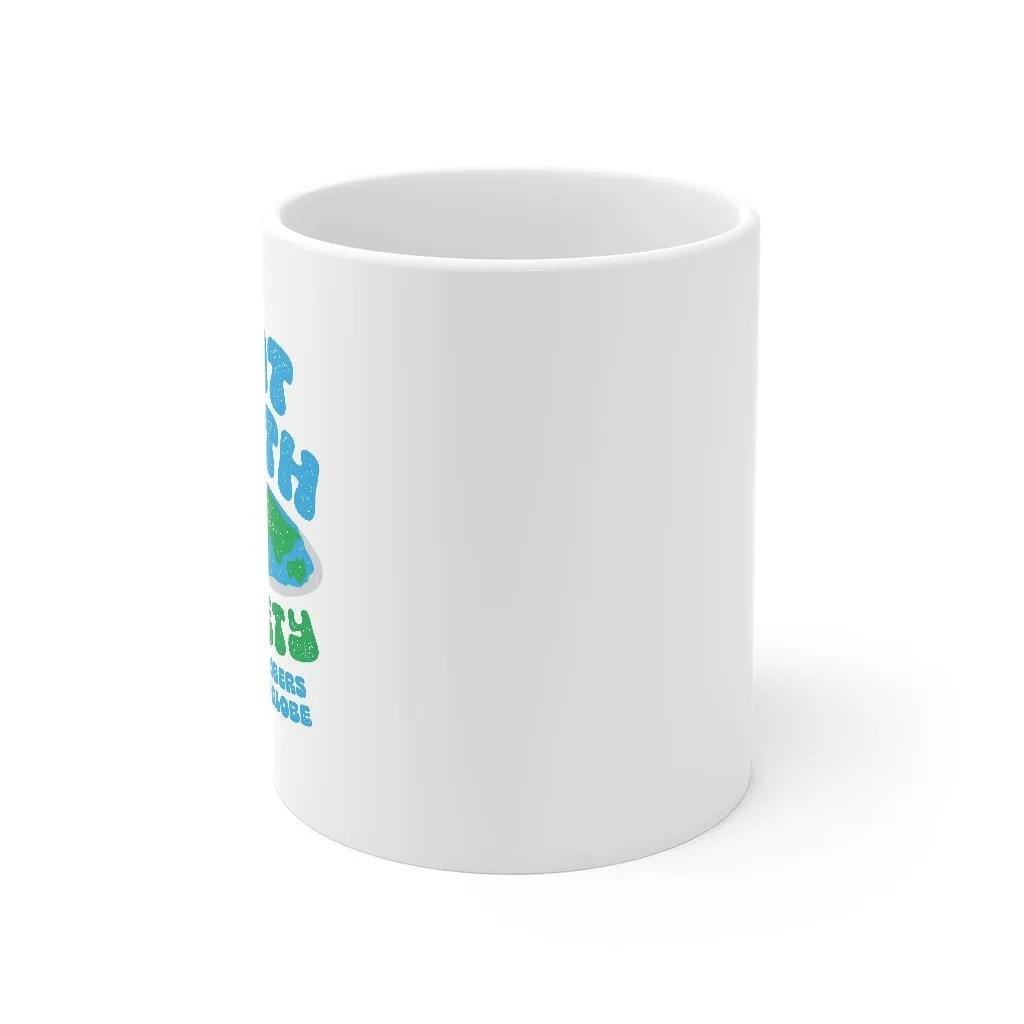Flat Earth Society Coffee Mug