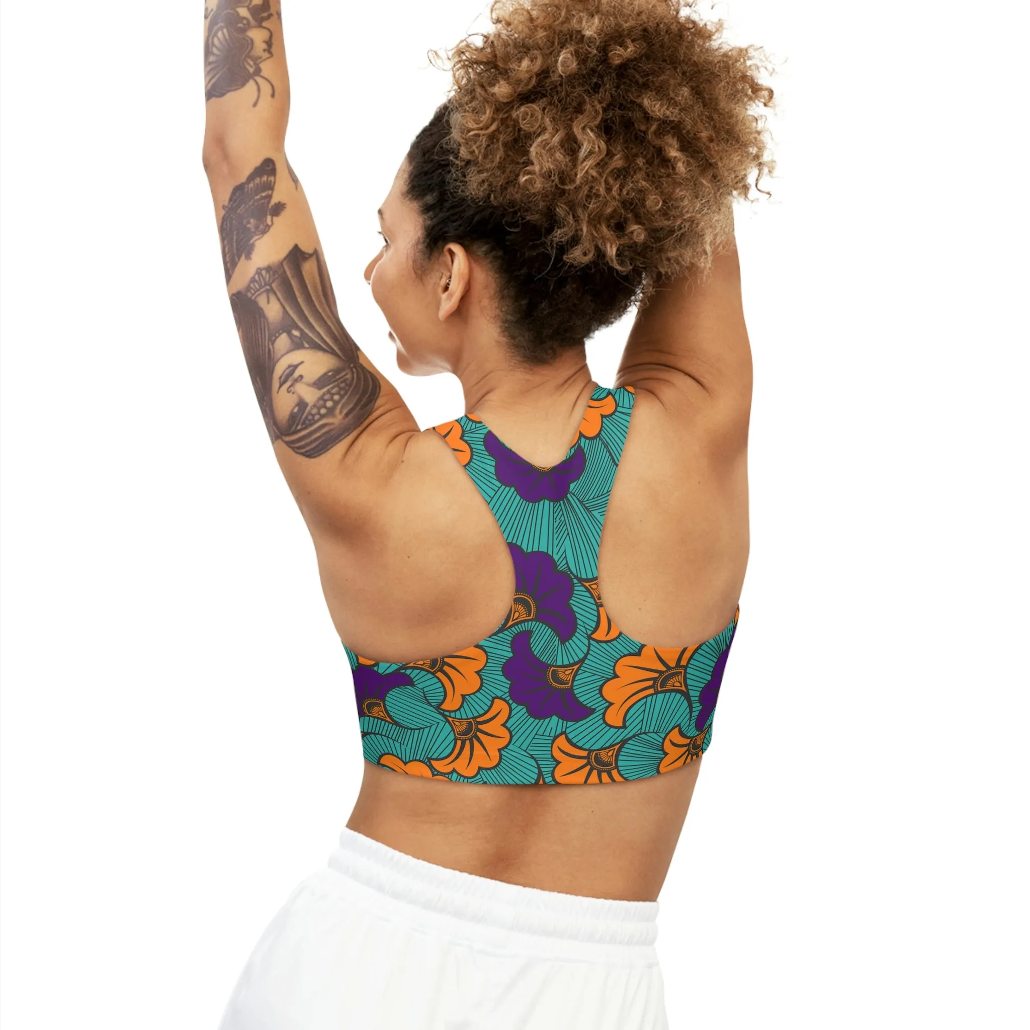 Fleurs de Mariage Seamless Sports Bra