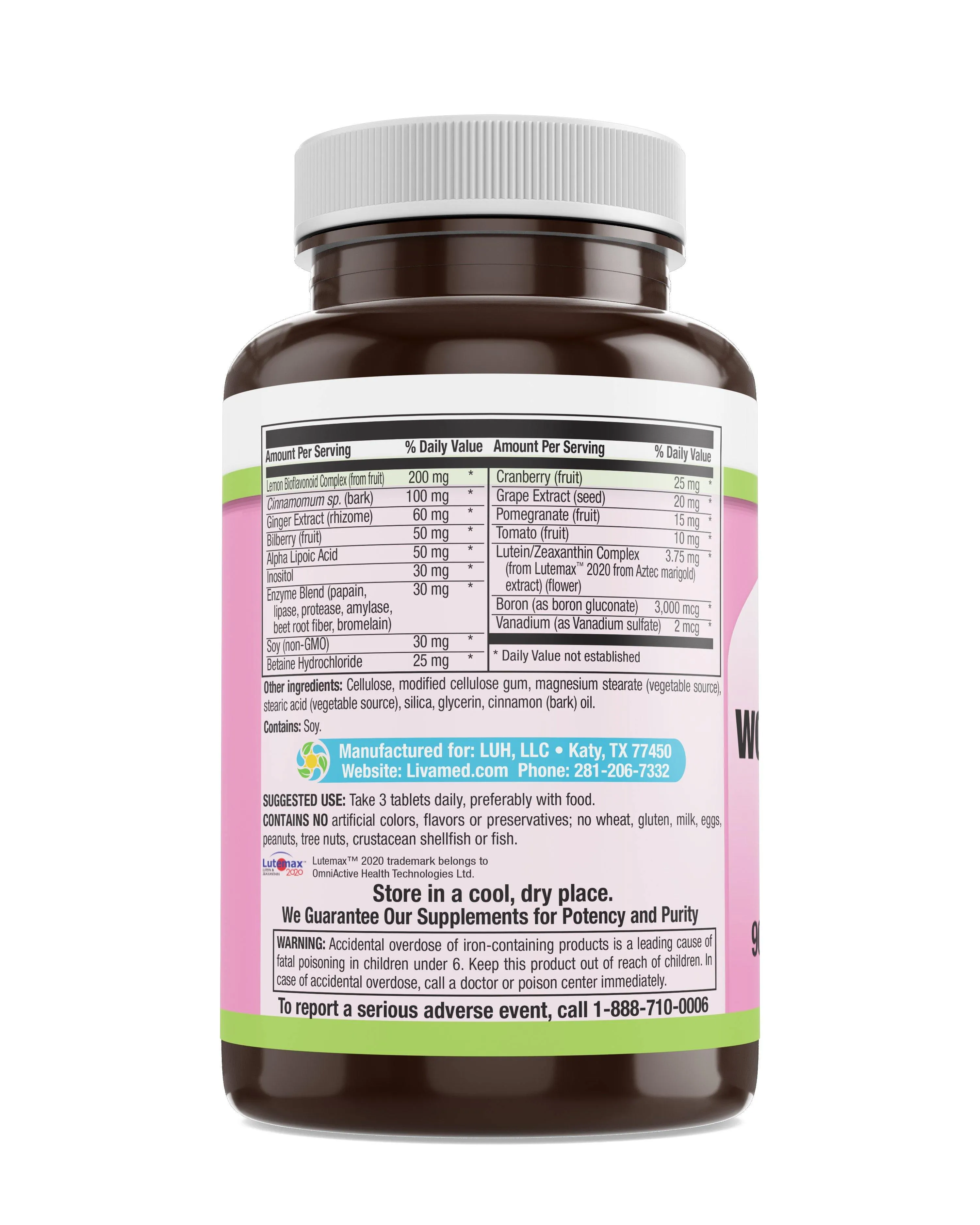 Food Rich Women's 45  Multi Veg Tabs 90 Count