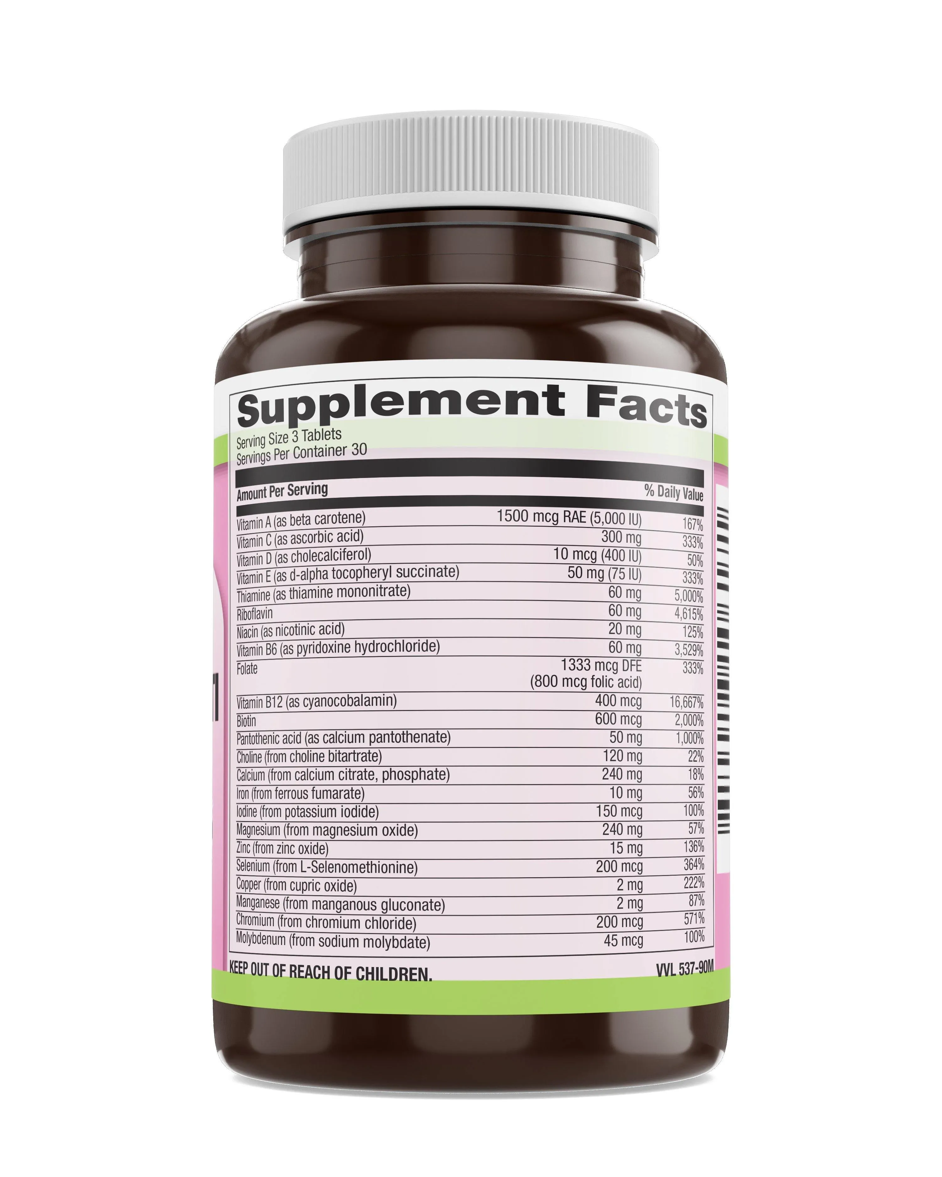 Food Rich Women's 45  Multi Veg Tabs 90 Count