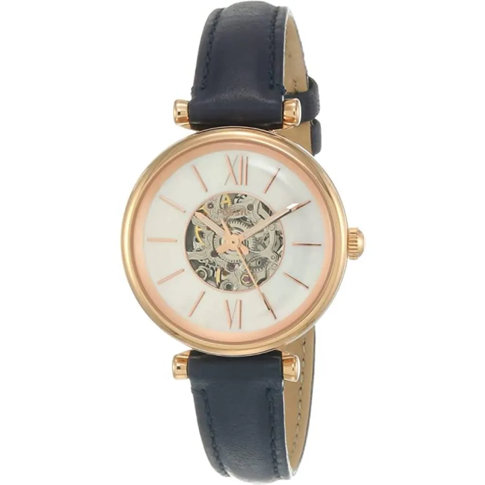 Fossil Women's Carlie Mini Quartz Stainless Steel and Leather Watch | Multiple Colors
