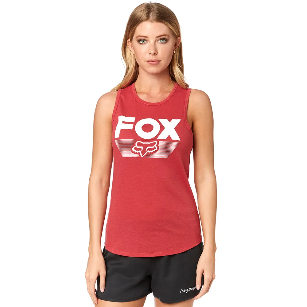 FOX WOMENS ASCOT TANK [RIO RED]